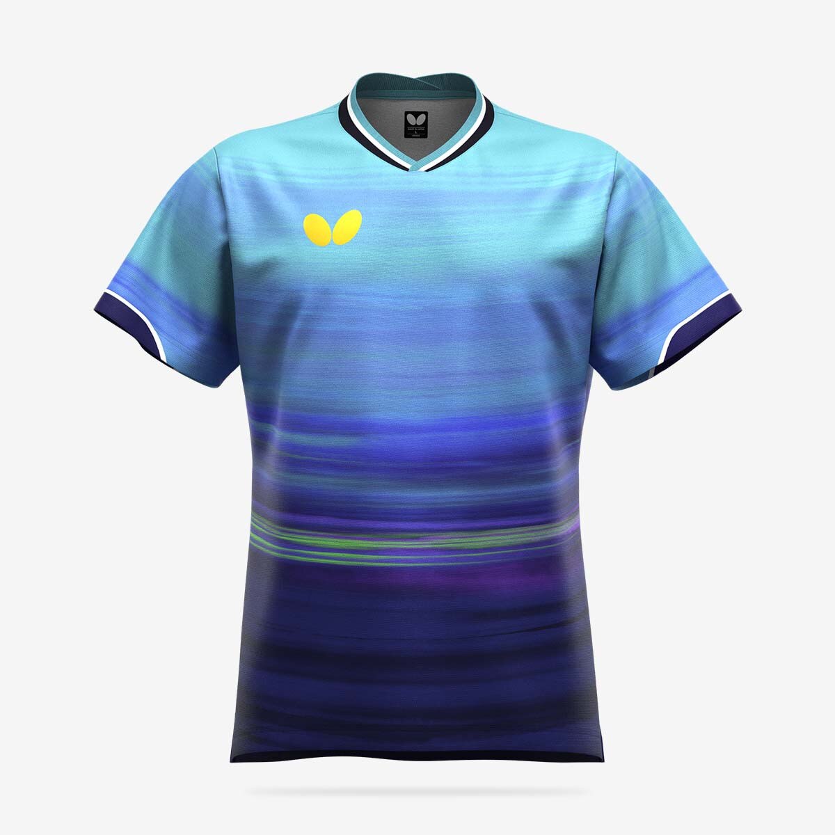 Butterfly Table Tennis Infiria2 Shirt - Sky-Blue - Front